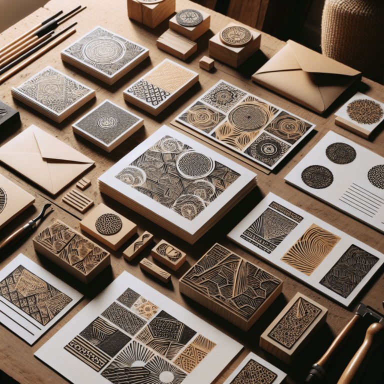 Creating Custom Stationery with Linocut