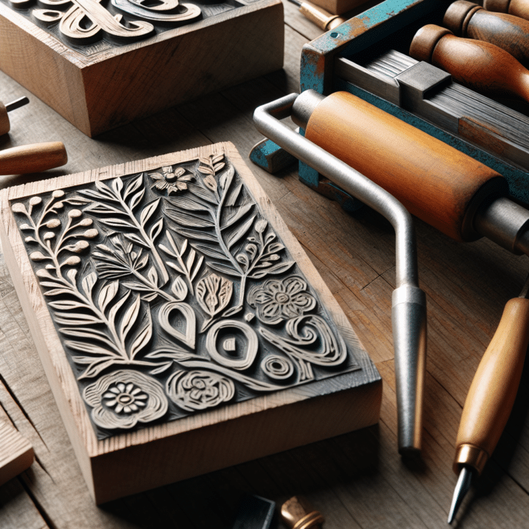 Personalized Linocut Monograms
