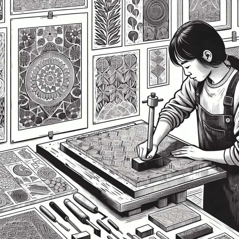 Carving Complex Designs: A Linocut Guide