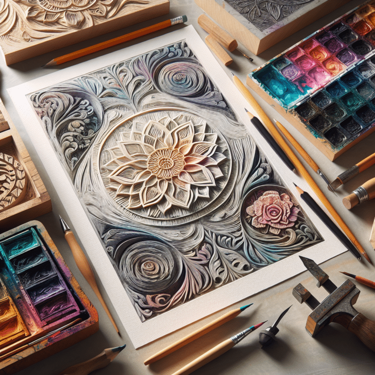 Mixing Mediums: Combining Linocut and Watercolor