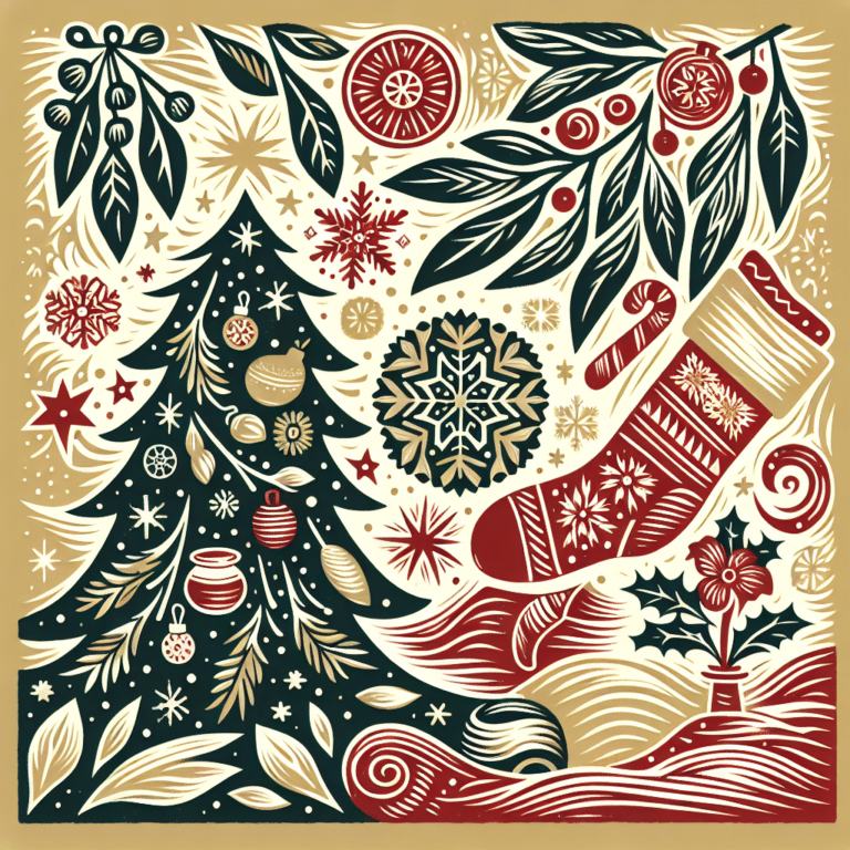 Holiday Card Designs Linocut Ideas