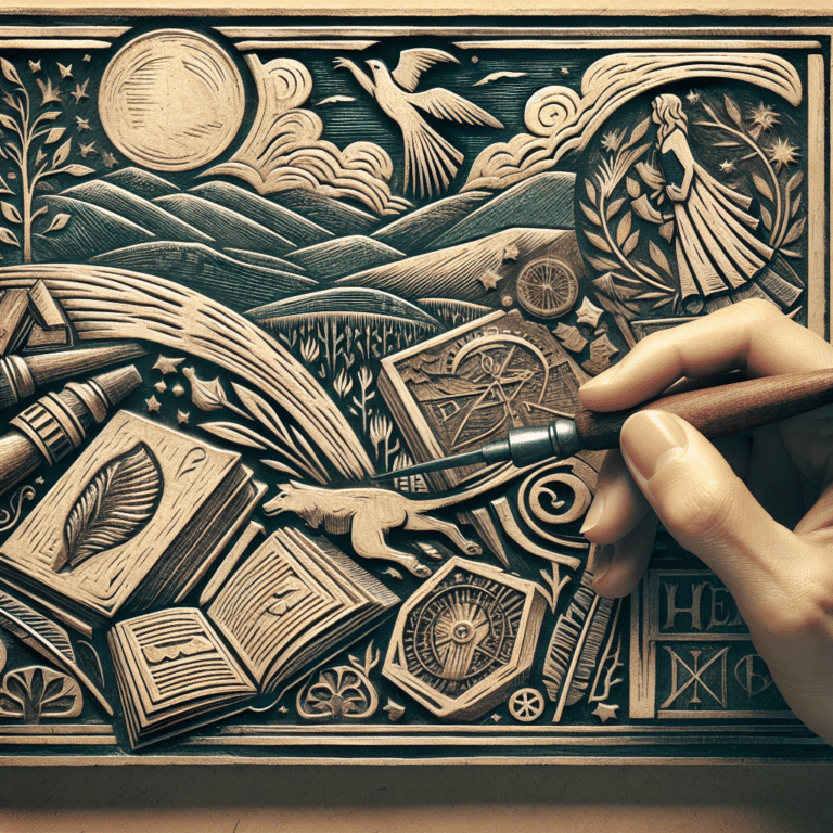 Book Illustration with Linocut