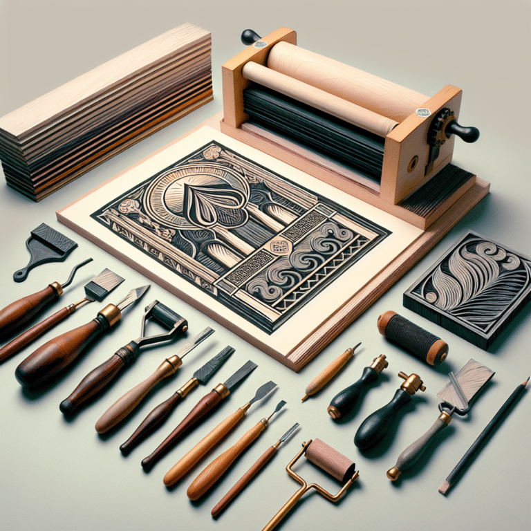 Book Illustration with Linocut