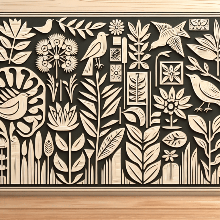 Beginner-Friendly Nature-Inspired Linocuts