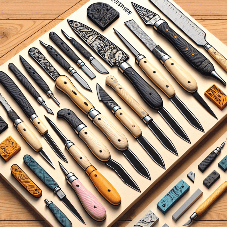 Beginner-Friendly Carving Knives for Linocut Art