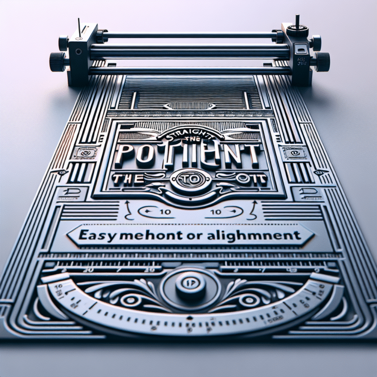 Straight to the Point: Easy Methods for Print Alignment