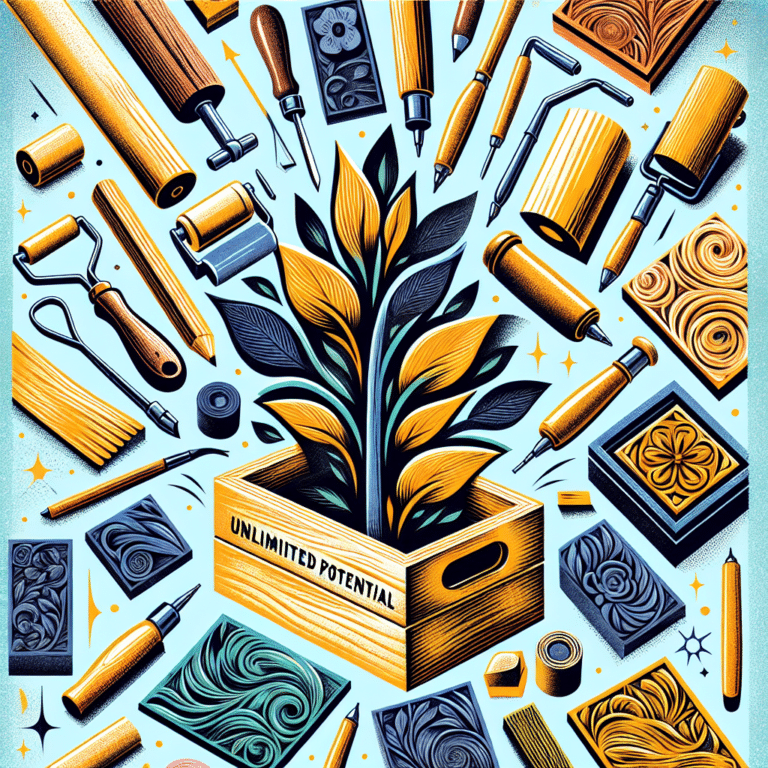 Unlimited Potential: Making Most of What you Have in Linocut