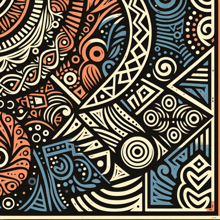 Abstract Linocut Patterns for Beginners