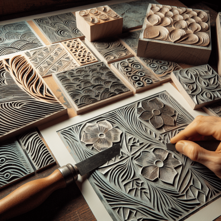 Bringing Patterns to Life with Linocut Printing