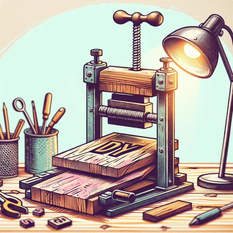 DIY: Homemade Linocut Printing Press