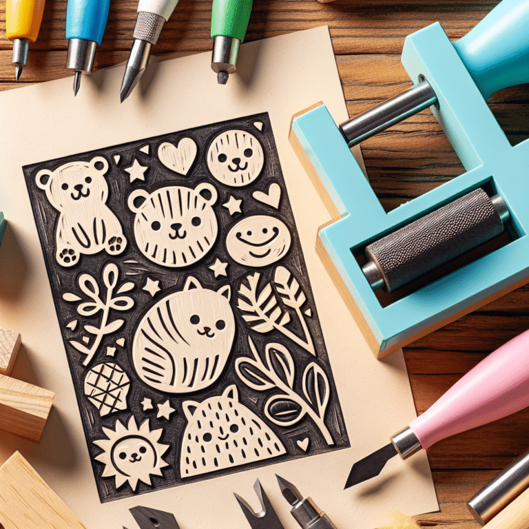 Safe Carving Tools for Kids: Linocut Art for Little Hands