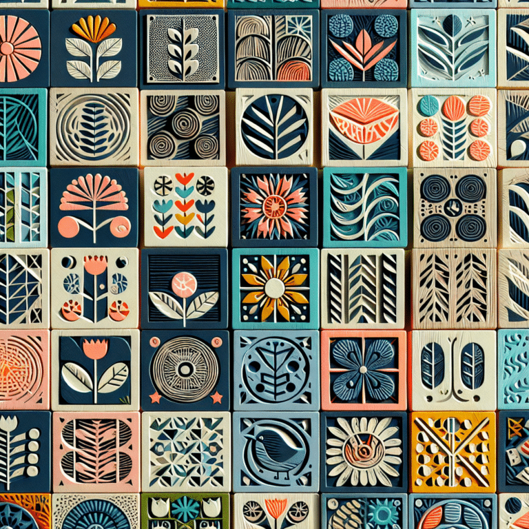 Linocut Patterns: Fun Projects for Kids and Students