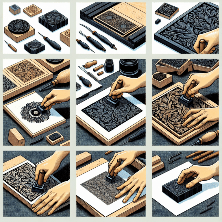Creating Custom Stationery with Linocut
