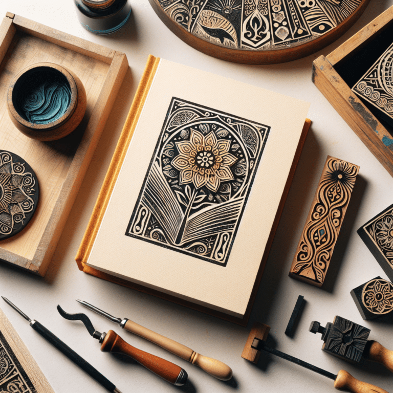 Book Illustration with Linocut