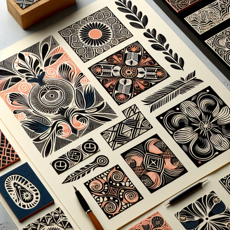 Design Inspiration: Unique Patterns for Your Next Linocut Print