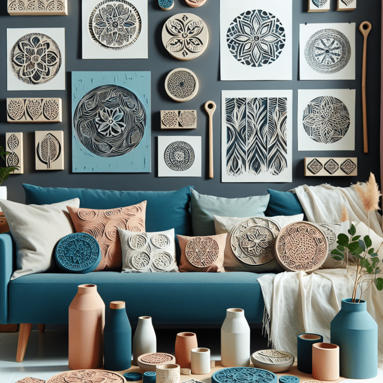 Simple Linocut Home Decoration Projects