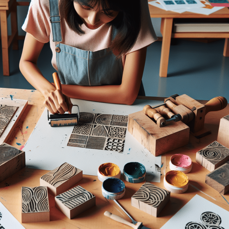Demystifying the Art of Linocut Inking for Beginners