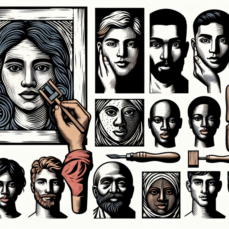 Detailed Portraits in Linocut: A Tutorial