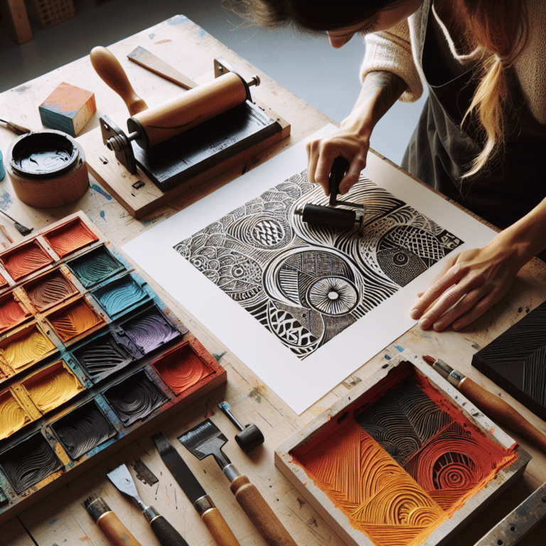 Mastering Linocut: Tips to Simplify the Printing Process