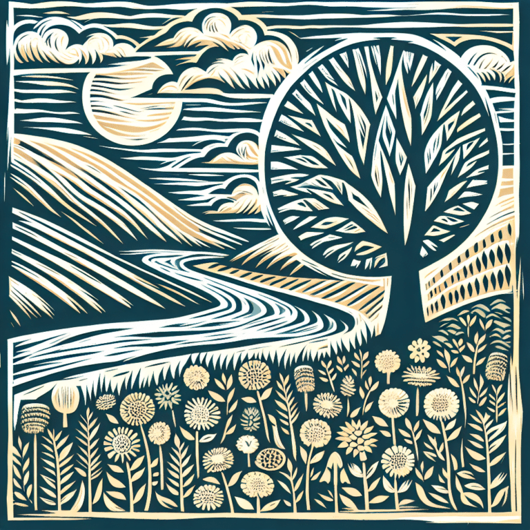 Beginner-Friendly Nature-Inspired Linocuts